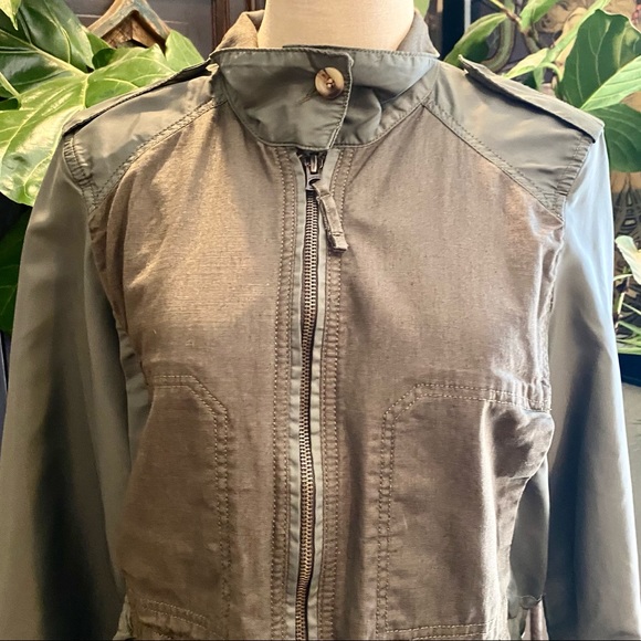 Lucky Brand Khaki Green Utility Jacket - Picture 8 of 13